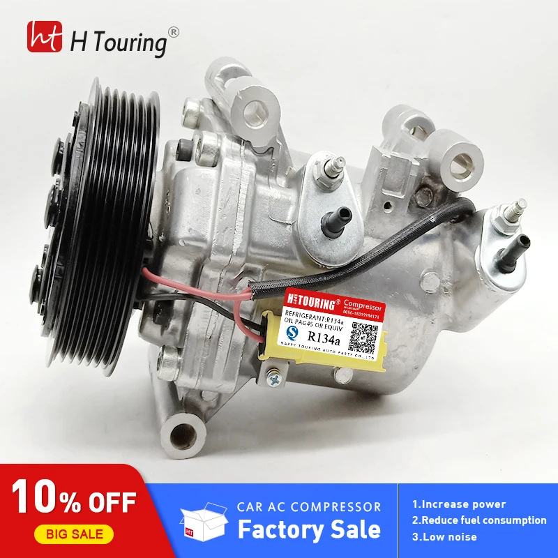Компрессор переменного тока для citroen C-Elysee 2012 2013 2014 2015 Peugeot 301 1.6L 9806599380 JSR11T602078 9676011680