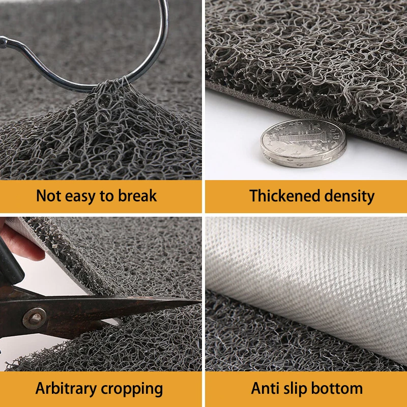 Водонепроницаемый ПВХ катушка петля лапша дверная подушка спагетти ковер рулон