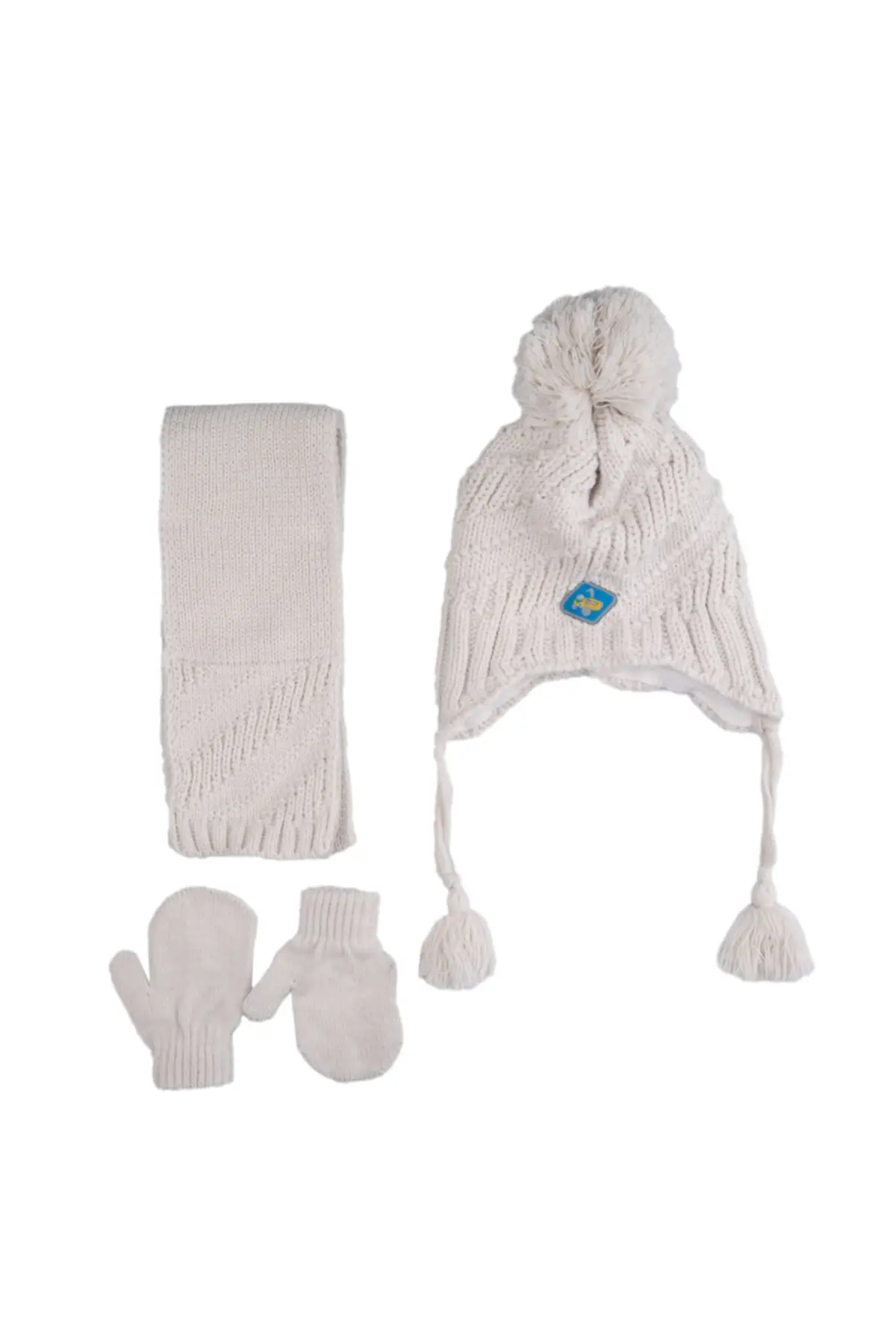 

Шарф, шапка и перчатки, 1 4 лет, 3 шт. Team Male K2160 10Ack _ бежевый