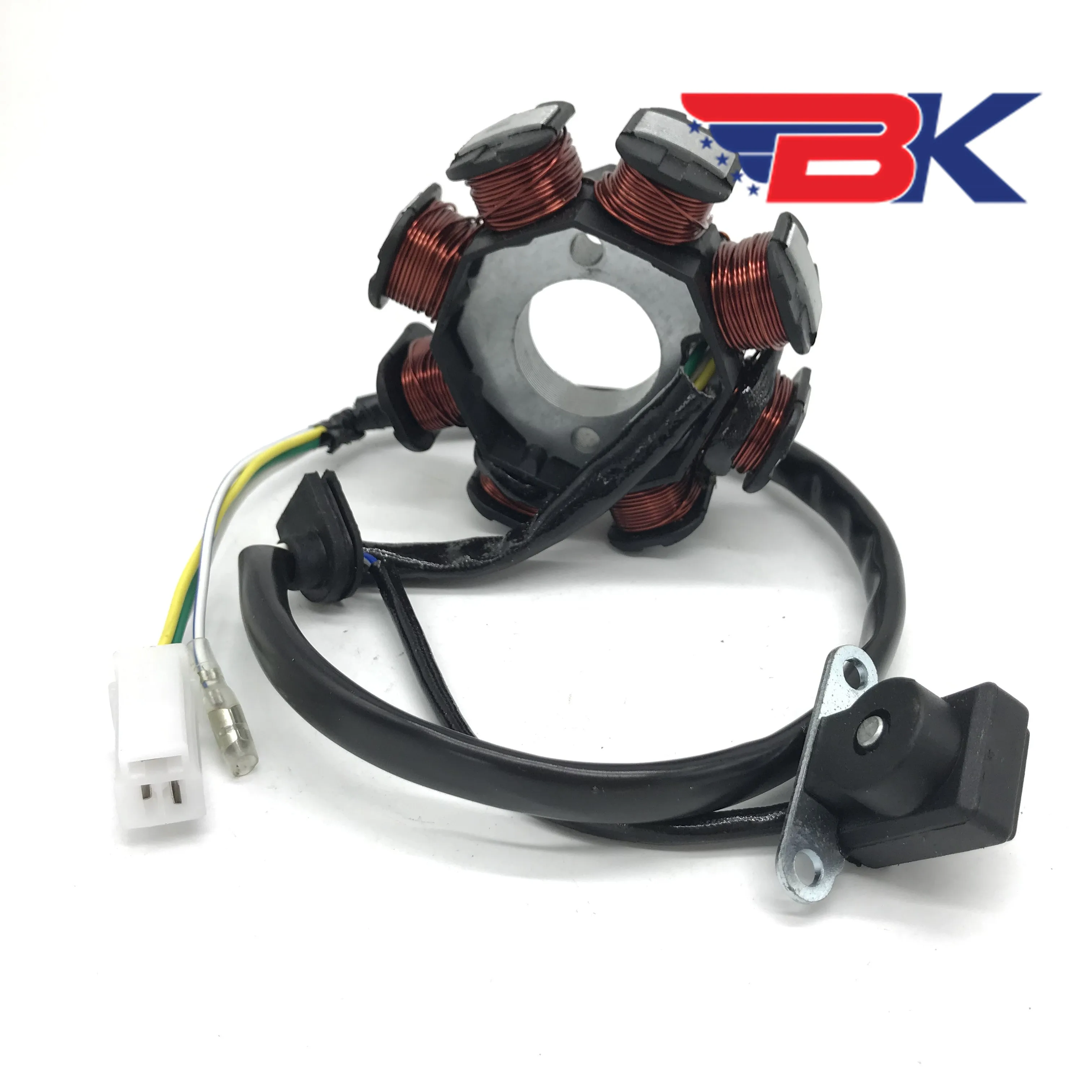 GY6 50cc 8-полюсный статор Magneto 4 провода подходит для скутера 50cc-150cc мотоцикла мопеда