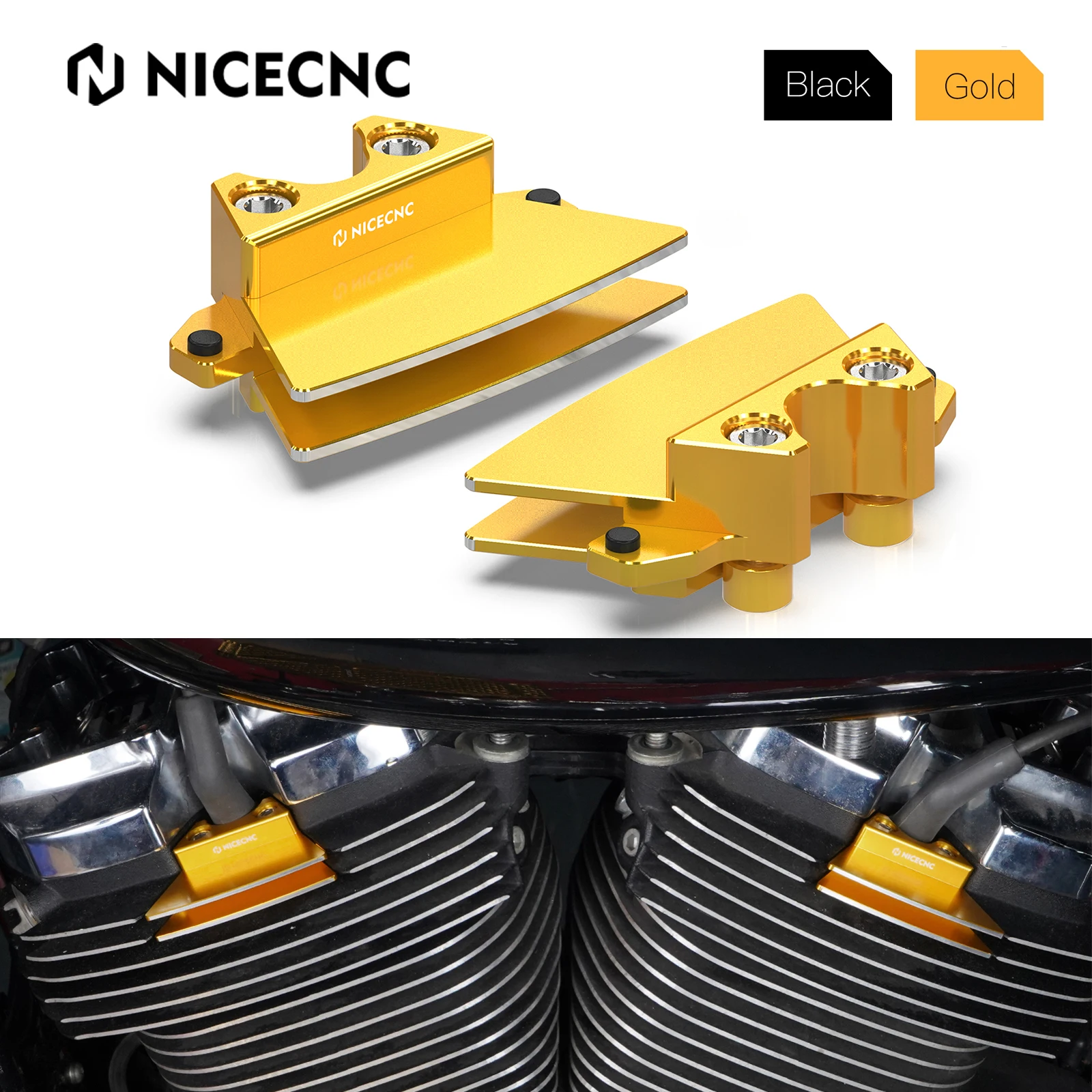 Свеча зажигания двигателя декоративная крышка для Harley Touring Street Glide FLHX FLHXS Road King FLHR