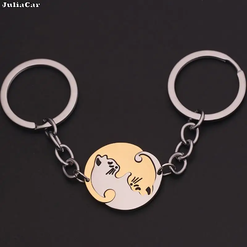 1 пара брелок для ключей в виде кошки