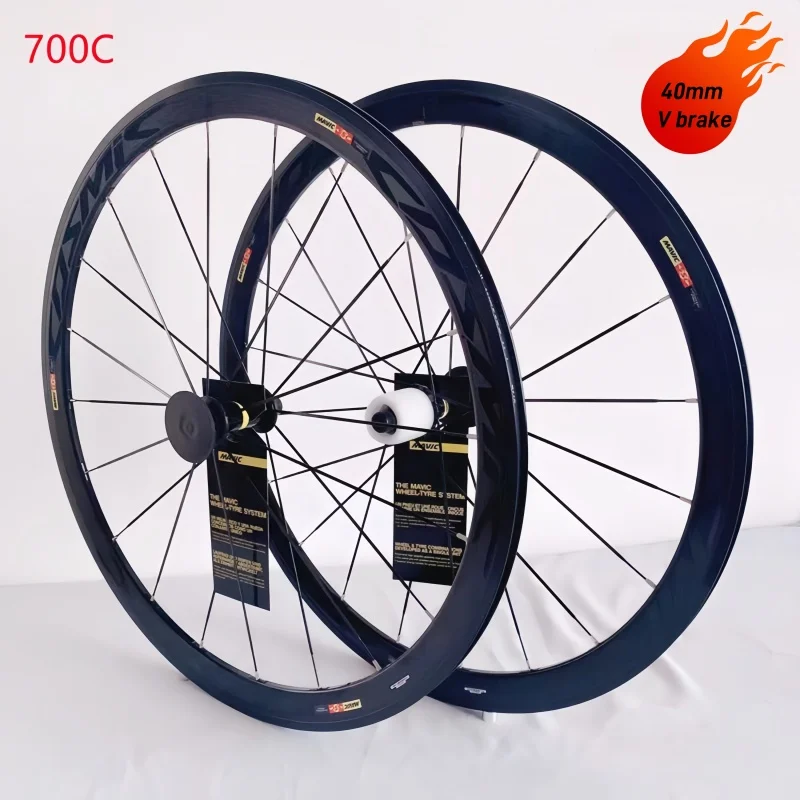 Фото 700C Ring V Brake Комплект дорожного велосипеда Weel Высота рамы 40/50 Высокопрочный комплект колес для быстрого разборки барабана Дисковый тормоз №2