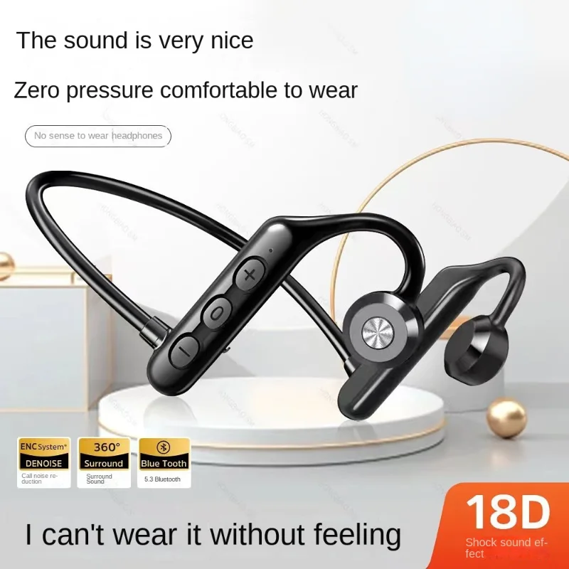 

Беспроводная Bluetooth-гарнитура Tws с костной проводимостью, подвесное ухо 5,3, высокое качество звука, аналогично для Apple Vivo OPPO