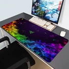 Коврик для мыши Razer, игровые аксессуары, большой компьютерный коврик для мыши 900x40 0, игровой резиновый Настольный коврик, коврик для ноутбука, коврики