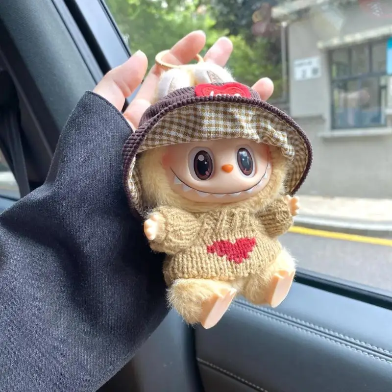 17 см мини-плюшевая кукла одежда аксессуары для Кореи Kpop Exo Labubu Idol V1 V2 осенняя