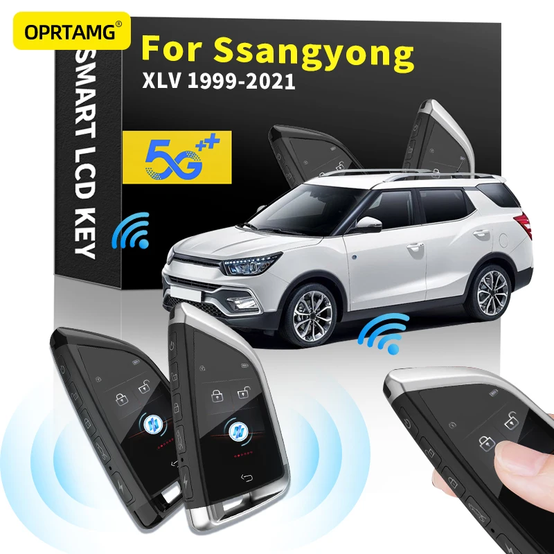 

Remote Key LCD Display Screen for keyless-go smart key vehicle For Ssangyong XLV 2000 2001 2002 2003-2018 2019 2020 2021 2022