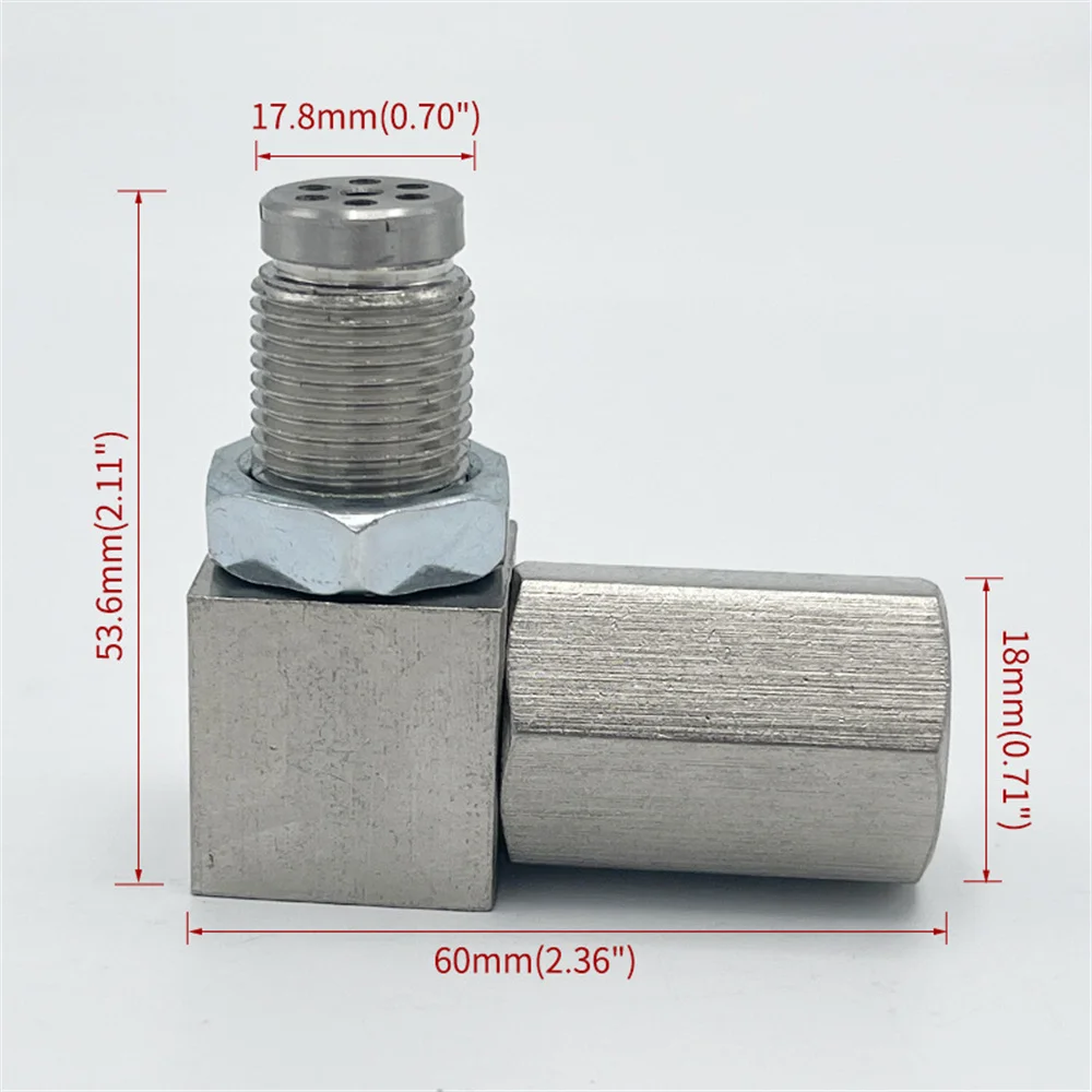 Новый 90 градусов 02 Bung удлинитель расширитель датчика кислорода каталитический