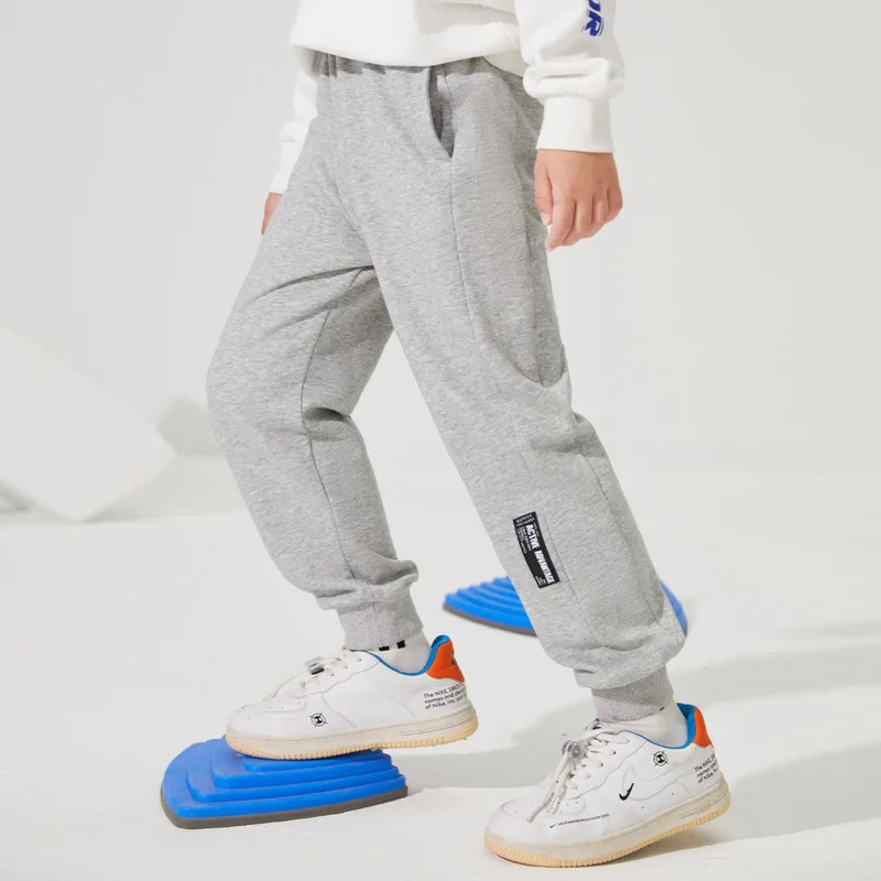 

Boys' Casual Pants 2022 Spring New Children's Simple Embossed Design Medium Large Children's Guard Pants