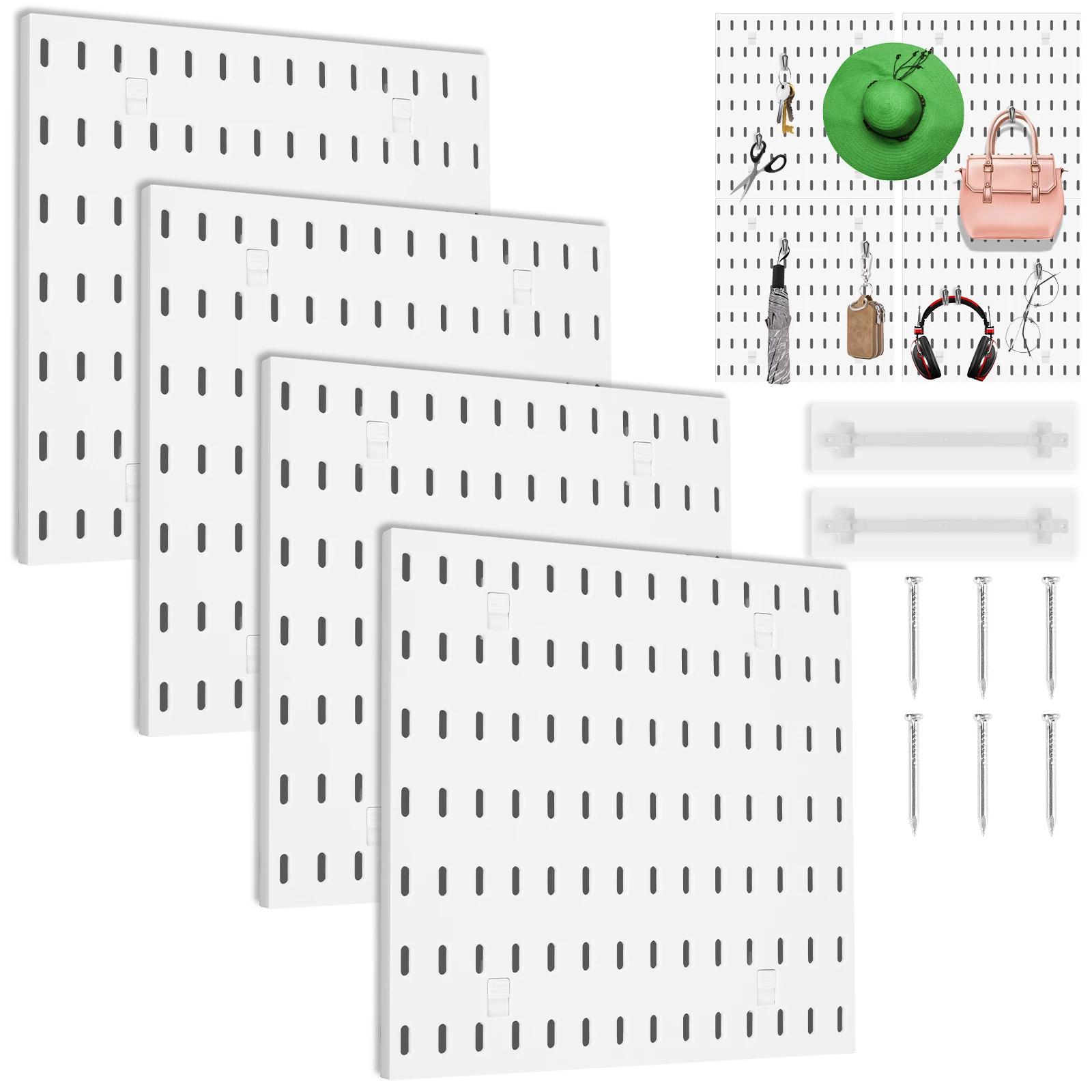 

4 шт., многофункциональные настенные органайзеры для панелей