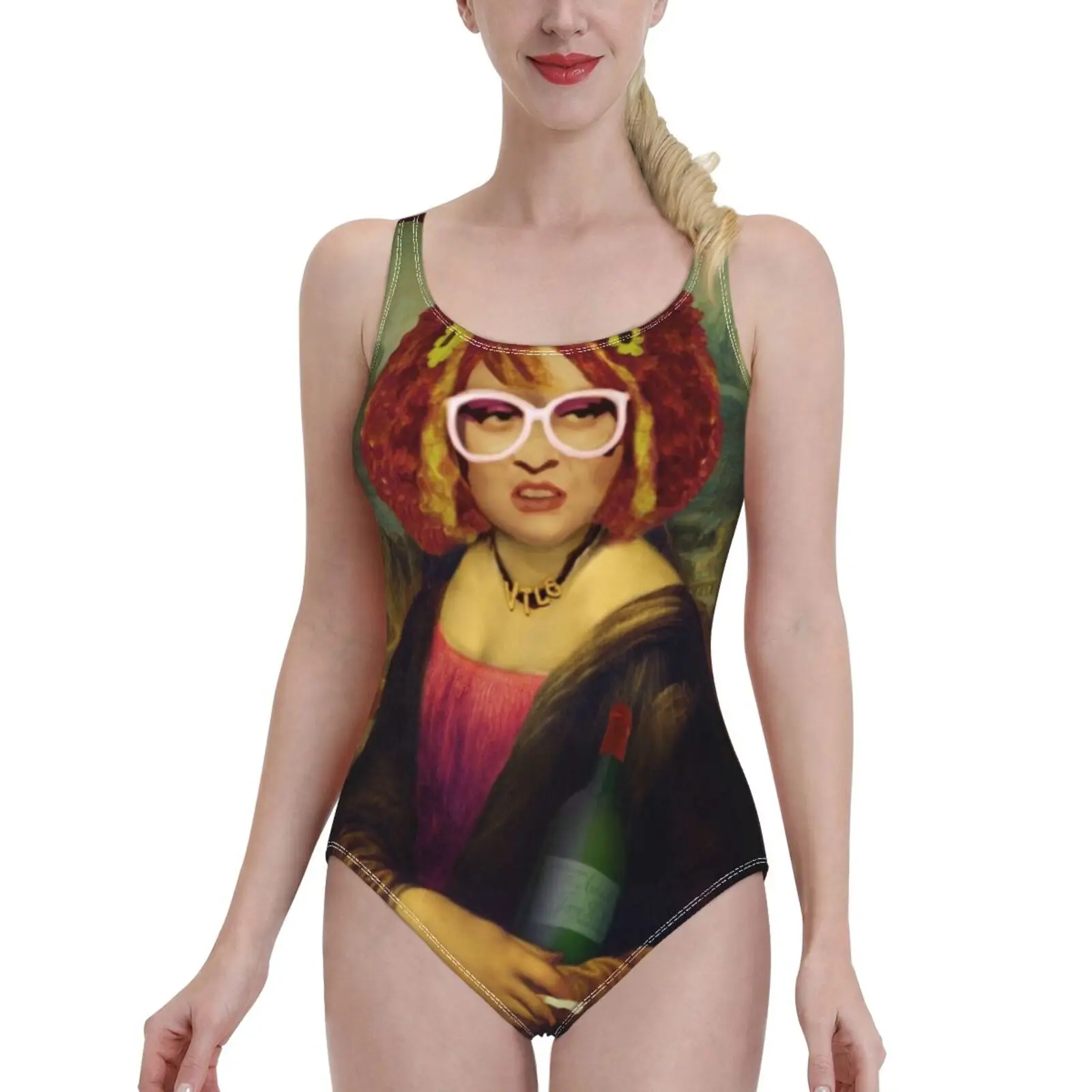 

Слитный купальник Moaner Linda (без золотой рамки), женский купальник, сексуальный Классический боди с открытой спиной, пляжная одежда для купани...