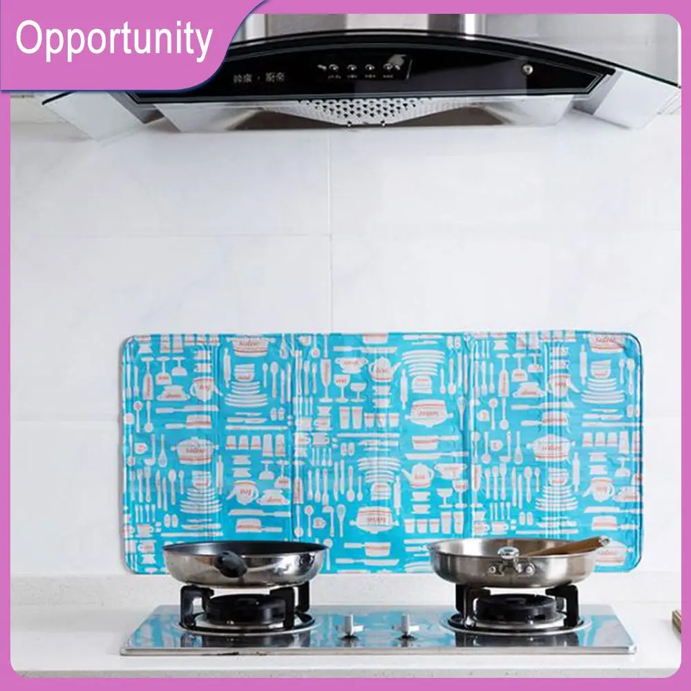 

Household Supplies Oil-proof Aluminum Foil Baffle Modern Minimalist Heat Insulation Oil Baffle Creative Kitchen Large Oil-proof