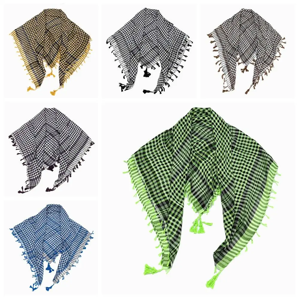 Новый большой арабский головной платок Shemagh с кисточками костюм шарф пустыни