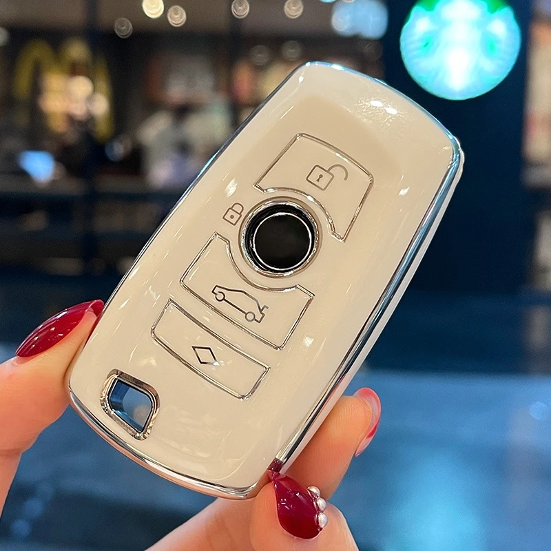 Чехол для автомобильных ключей, для бмв M1, M2, M6, M3, M4, M5, M8, X3M, X5M, X1, X4, X5, X6, IX3, Z4, I4 2 серии 4, 5, 8, 6 GT, F32, E39, F10, F11, F15, F20, серебристый