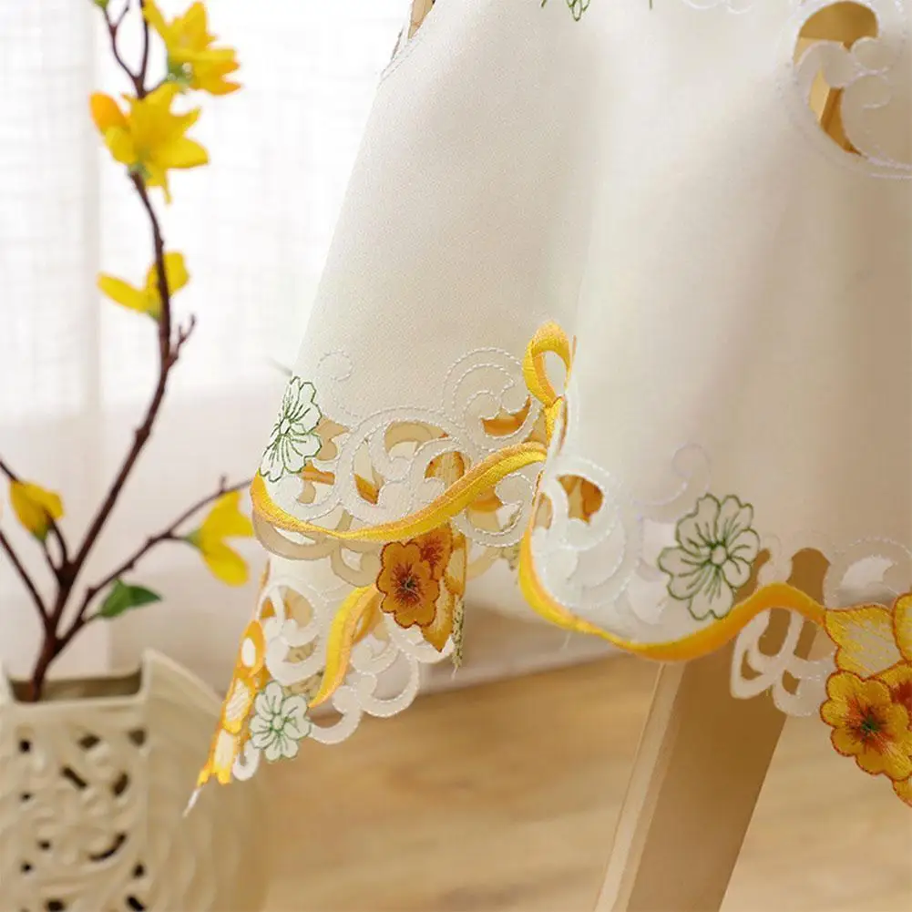 

Роскошное атласное кружевное пасхальное покрывало с вышивкой в виде курицы, кухонное полотенце, скатерть для вечерние, скатерть, посуда, са...