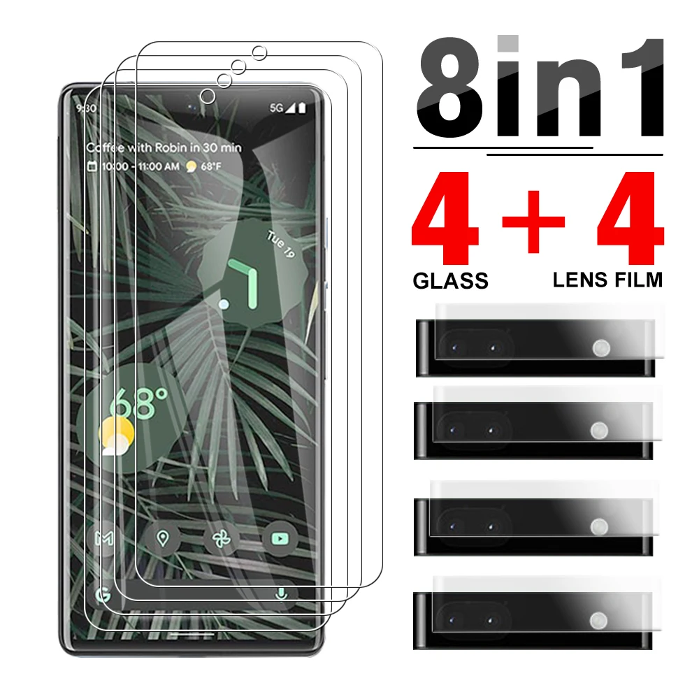

Закаленное стекло для G google Pixel 7 7Pro, Защитная пленка для камеры Google Ppixel 6A 6Pro 5A 5X