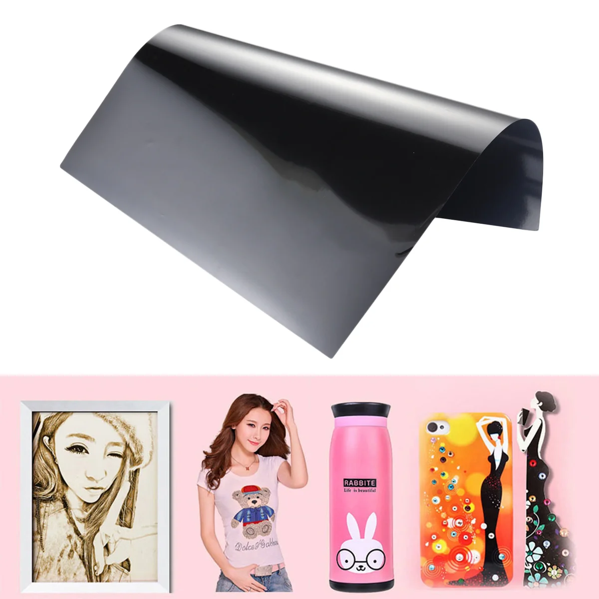 

Mcbling Clothes T Shirt Transfer Paper Heat Press Vinyl Pu Heat Transfer Paper Heat Transfer Foil Heat Transfer Vinyl