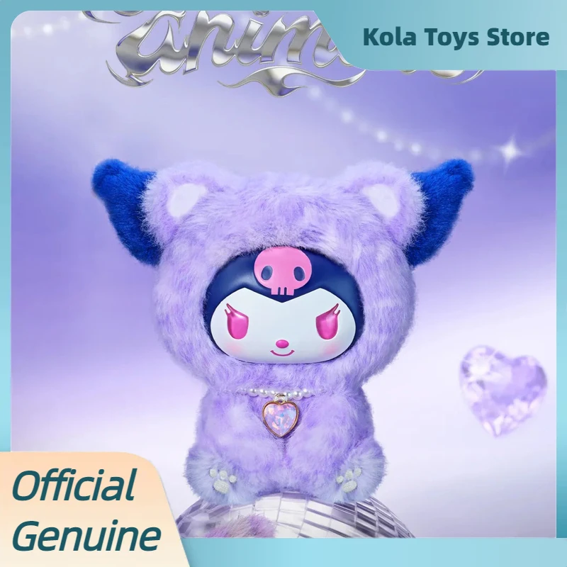 Фото Подлинная Sanrio Fores Animals Series слепая коробка Kawai, виниловая плюшевая подвеска, фигурка куклы Kuromi My Melody Mystery Box, игрушки, подарок для девочки №4