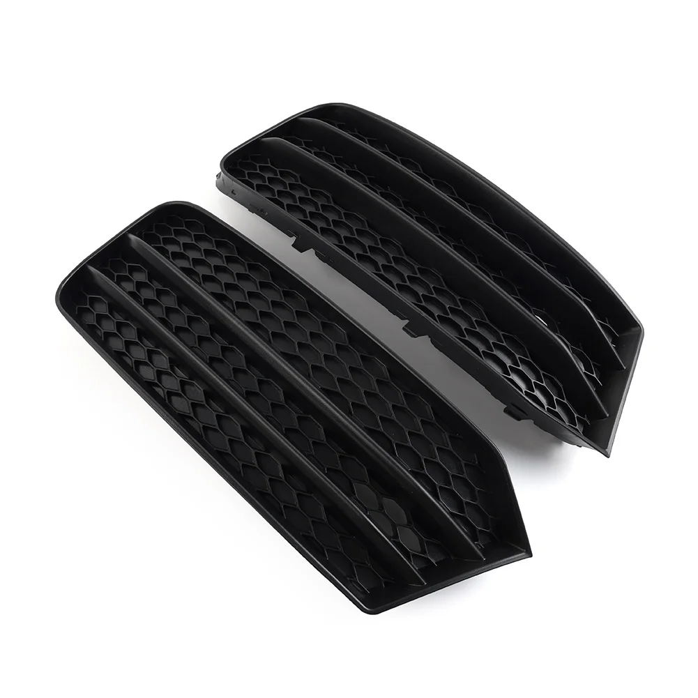 2 шт. черный автомобильный имперфорированный сотовый сетчатый передний бампер