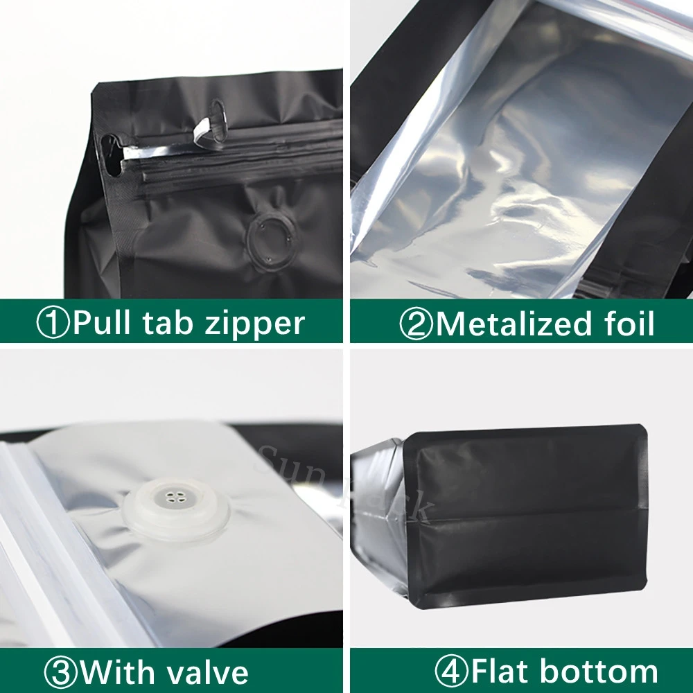 50 шт. небольшой минимальный заказ 100% пищевой класс матовый на молнии