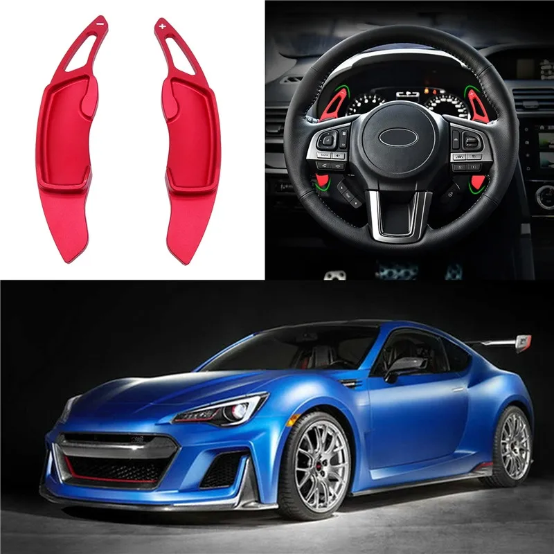 

2pcs Car Steering Wheel Gear Shift Paddle Shifter Extension for Subaru Forester BRZ XV Outback Legacy for Toyota GT86 FR-S