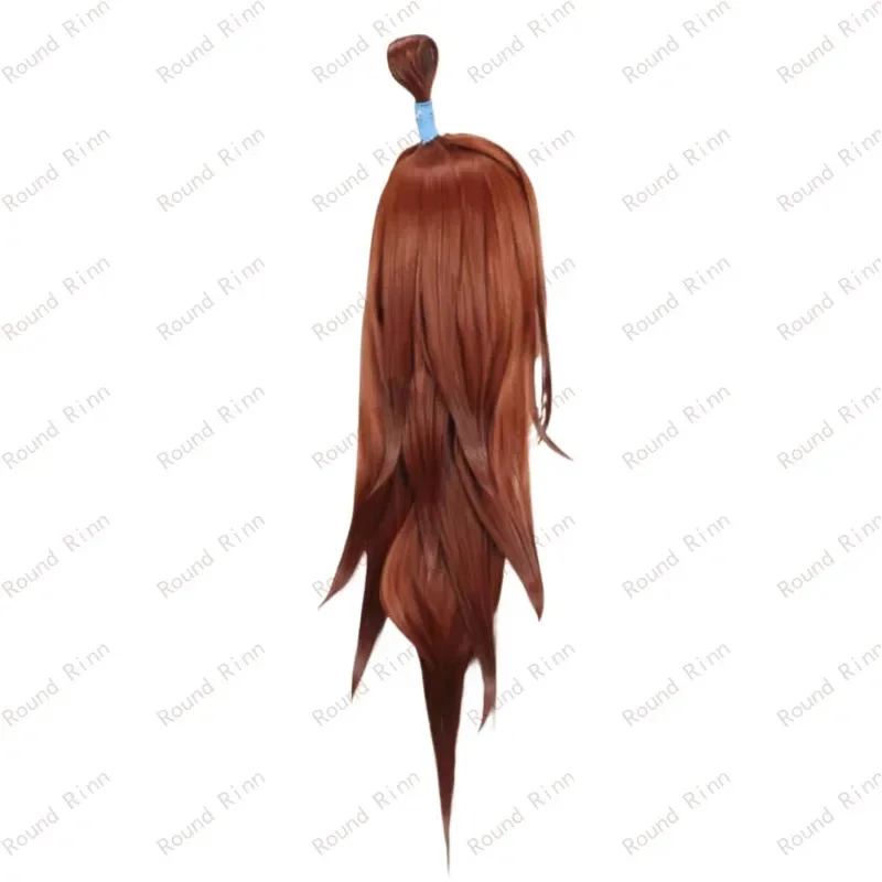 Пятая Mizukage Terumi Mei Косплей Костюм Головные Уборы Опора Парик Коричневые Супер