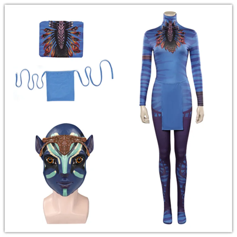 

Костюм для косплея Джейка Салли для взрослых, костюм Аватара из фильма 2 The Way Of Water, костюм на Хэллоуин, карнавал Вечерние