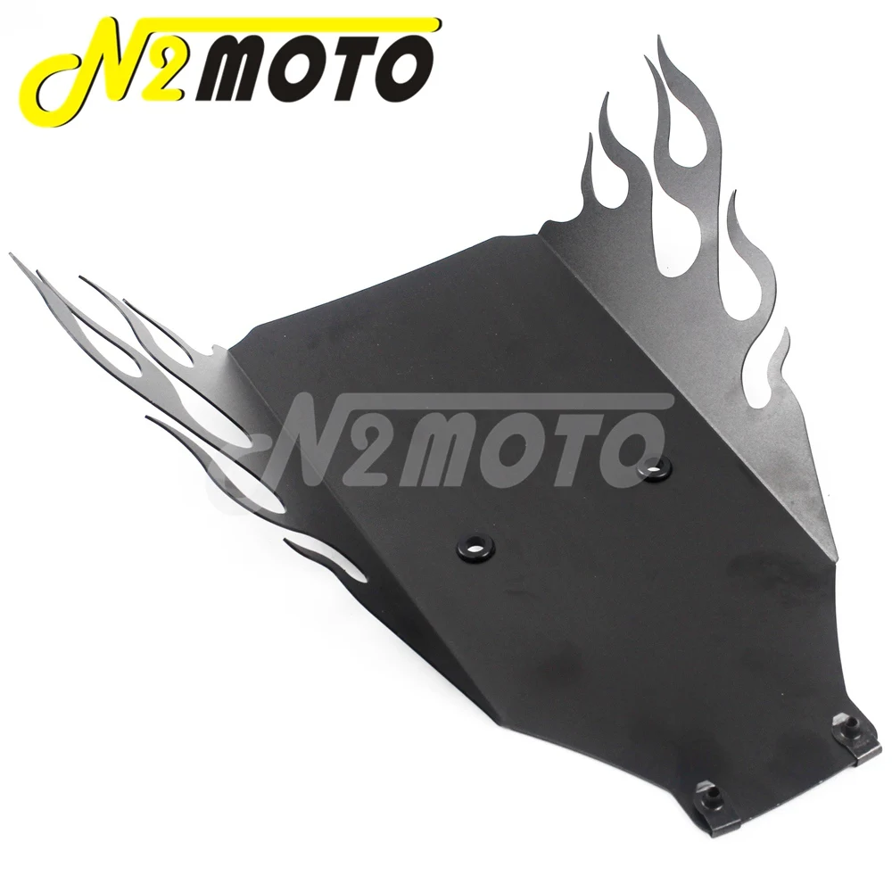 1 шт. нижняя часть под животом сковорода крыло серебряный мотоцикл хомут Защитная