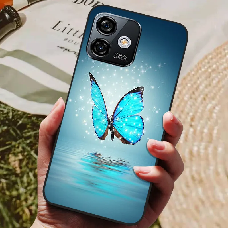 Чехол для Ulefone Note 18 Ultra силиконовая мягкая задняя крышка из ТПУ чехол-бампер Note18 6 78