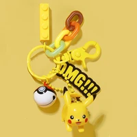 pikachu keychain pendant female cute pokemon personalized schoolbag hanging ornament doll