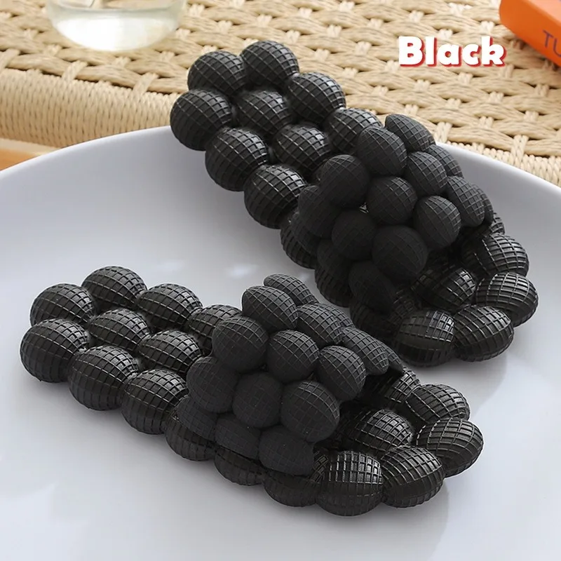

Ladies Summer Bubble Slides Slippers Funny Spa Slippers Gym House Slippers Soft Bedroom Slippers 2022 NEW
