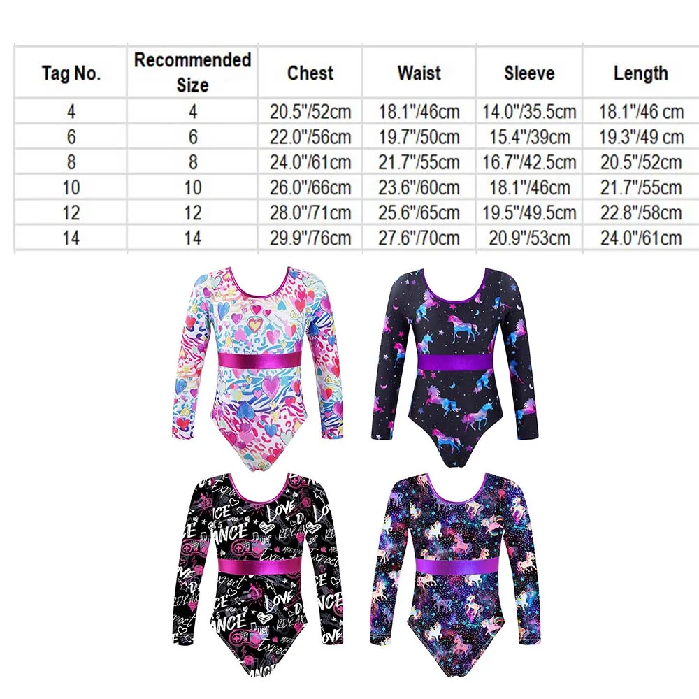 Детское балетное боди с длинным рукавом для девочек | Тематическая одежда и