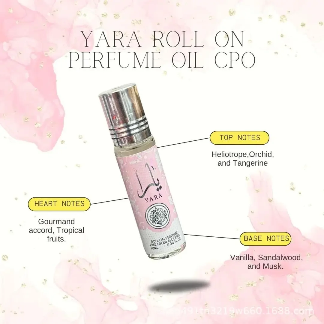 YARA Roll On Парфюмерное масло CPO -10 мл, стойкий аромат (art.: 3920c85eb679c) - 3920c85eb679c