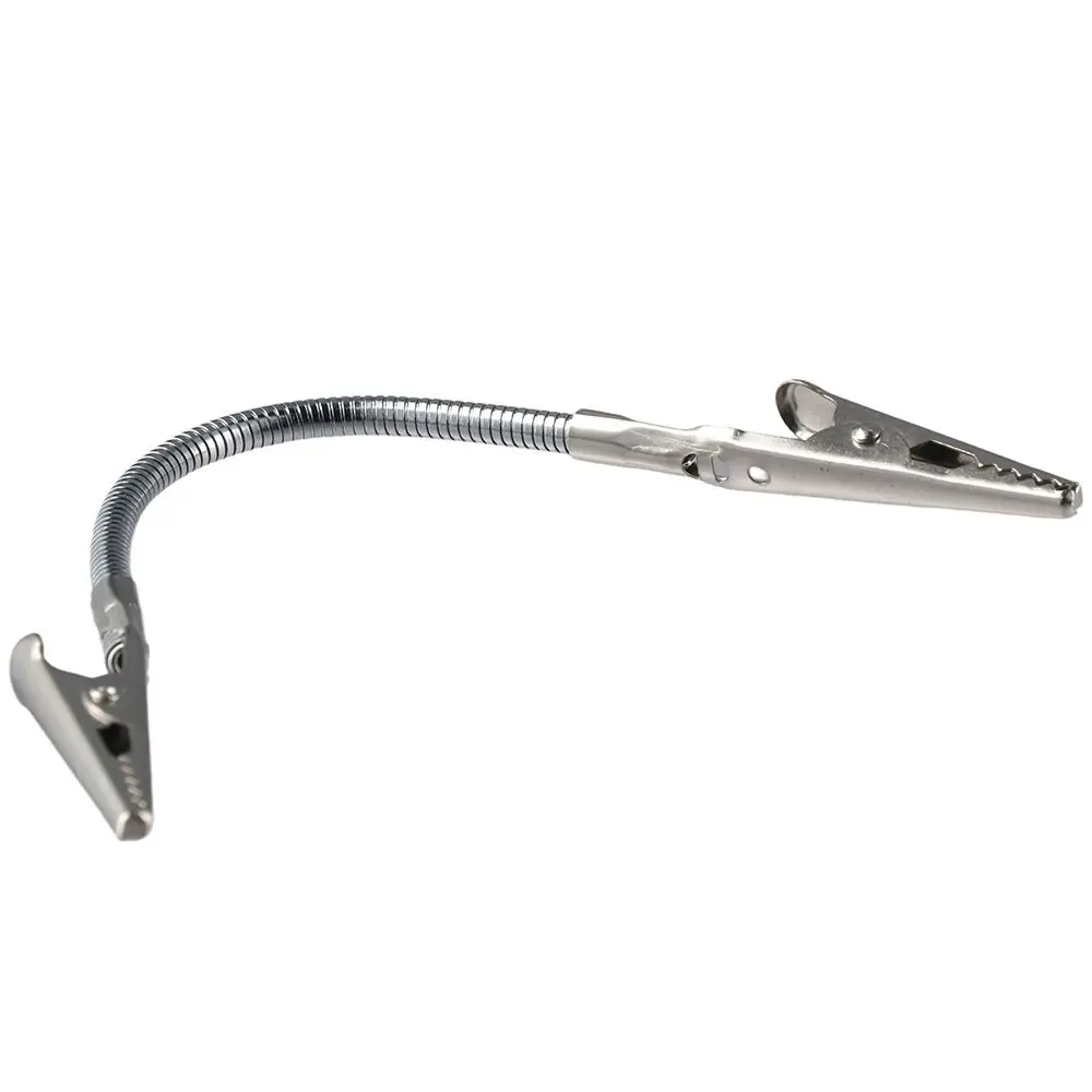 

Серебряный металлический двойной зажим «крокодил» 7 дюймов