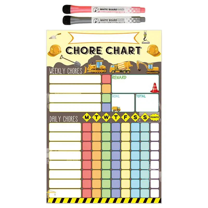 

Kids Schedule Board For Home 20x30cm Dry Erase Chore Chart For Fridge Magnetic Chore List Dry Erase Board Set With 2 Markers