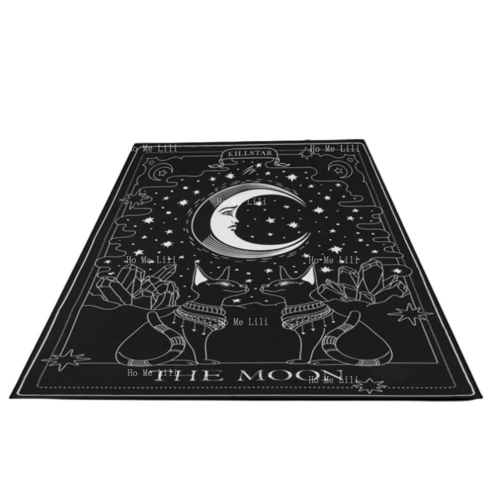 

Домашний декор, готический коврик с черепом и рукавом «летучая мышь», ковер с мандалой для спальни, гостиной