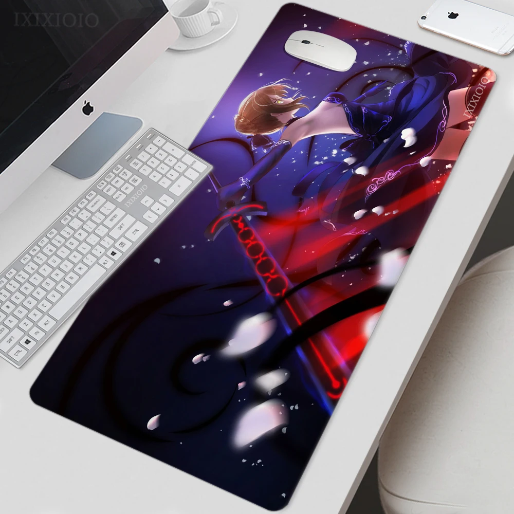 

Saber Fate Series Mouse Pad Gamer XL Home New Custom Mousepad XXL Playmat keyboard pad Carpet Office Non-Slip Soft Table Mat