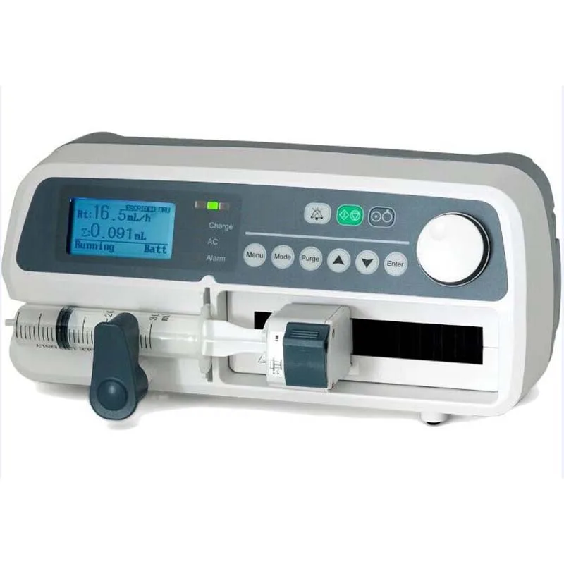 

Hospital Injection Volumetric ICU IV Infusion Syringe Pump with Factory Price