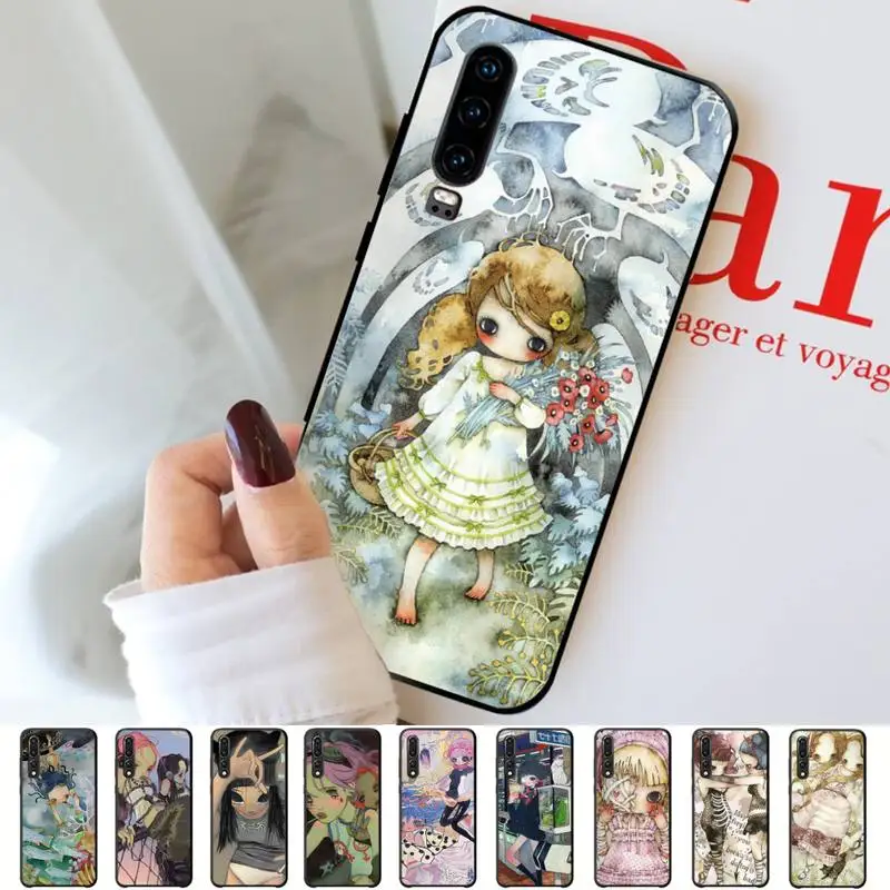 

Aya Takano Phone Case for Huawei P30 40 20 10 8 9 lite pro plus Psmart2019