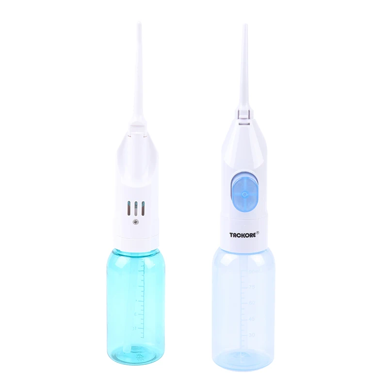 

Manual Air Pressure Dental Flosser Portable Oral Water Irrigator Implement Teeth Cleaner Oral Hygiene Care Water Jet Toothbrush