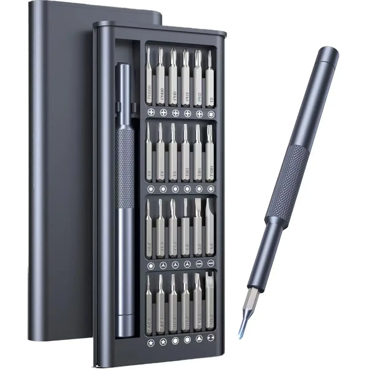 

Набор отверток OLOEY 25-1, прецизионный магнитный ремонт, портативный бытовой инструмент с нескользящей ручкой для телефона, часов, электрони