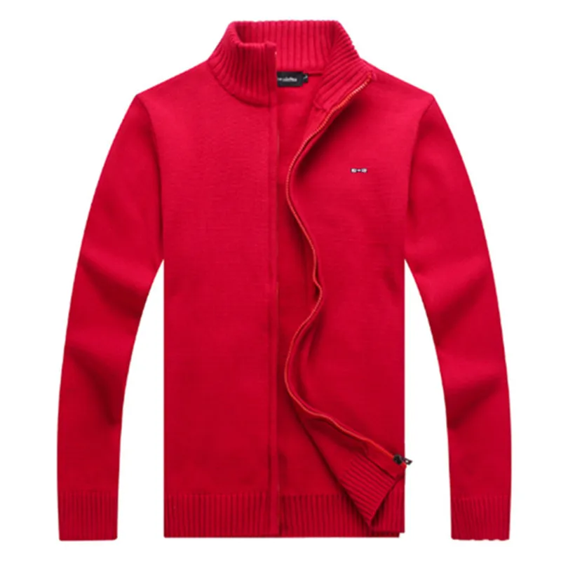 High Quality New  Sweater Men Homme Autumn Winter Male Mens Sweater Jackets Casual Zipper Knitwear Plus Size M-3XL