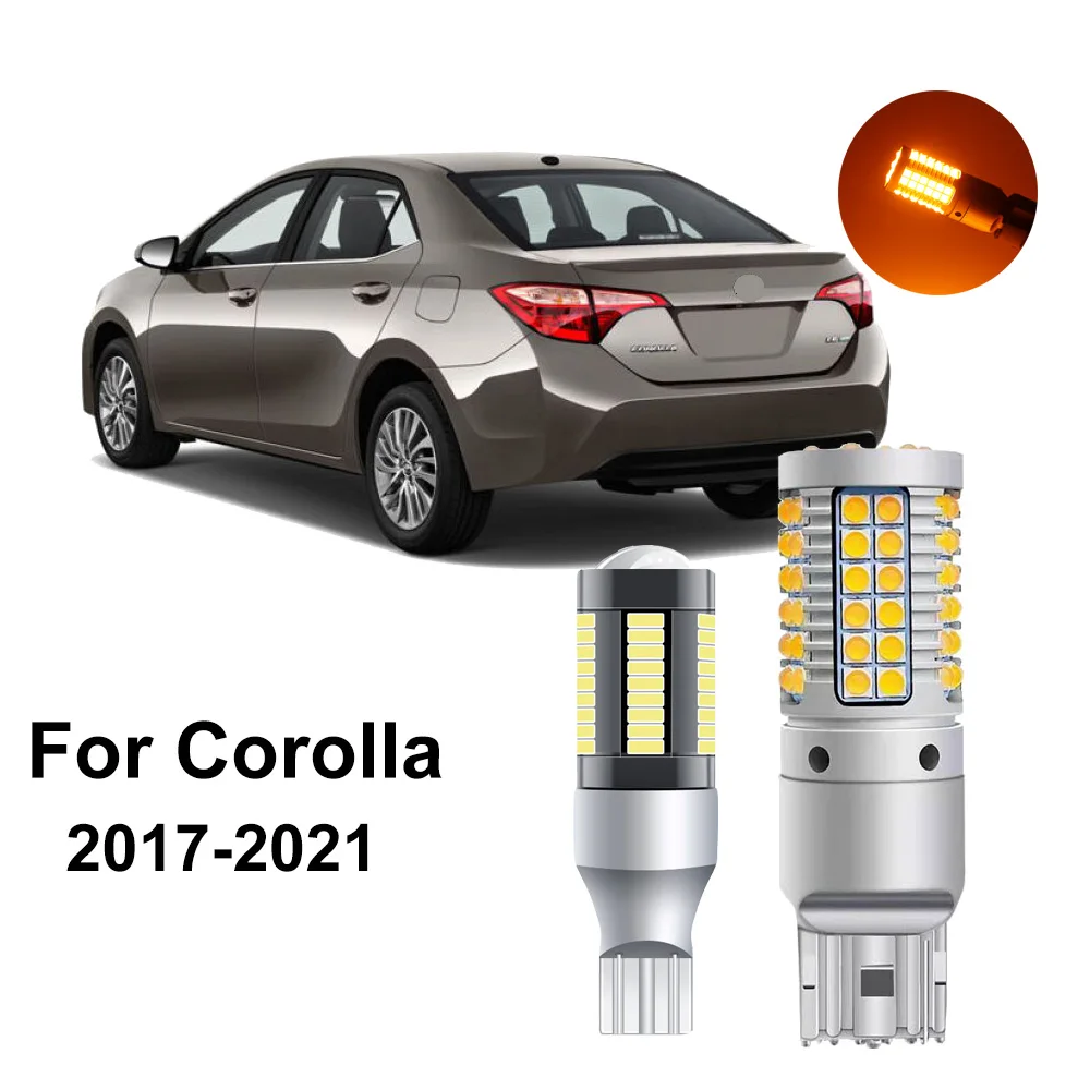 

For Toyota Corolla 2017 2018 2019 2020 2021 LED Bulbs Exterior Turn Signal Backup Bulbs Canbus No Error