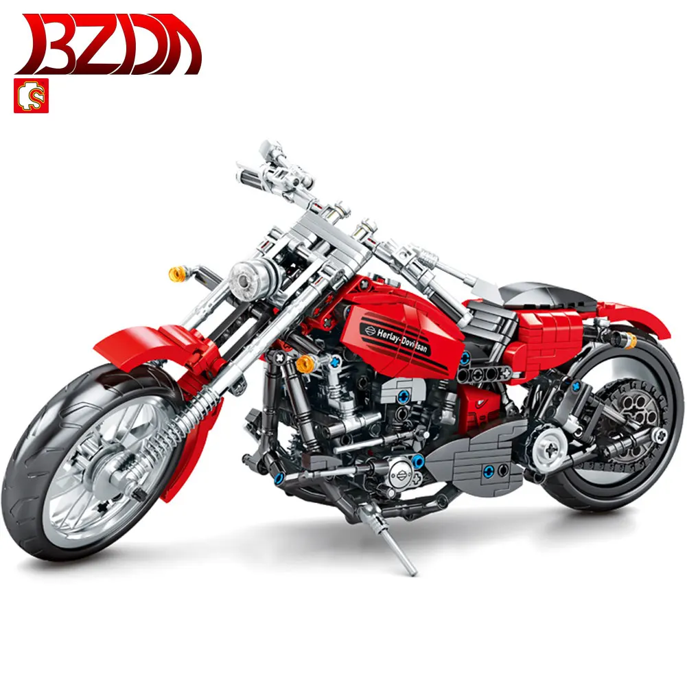 

Конструктор BZDA City, Детский конструктор «мотоцикл»