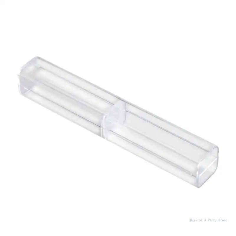 Box Small Clear Acrylic Pen  Holder Mini Transparent Pencil Holder 6.1'' X 0.98'' X 0.98''