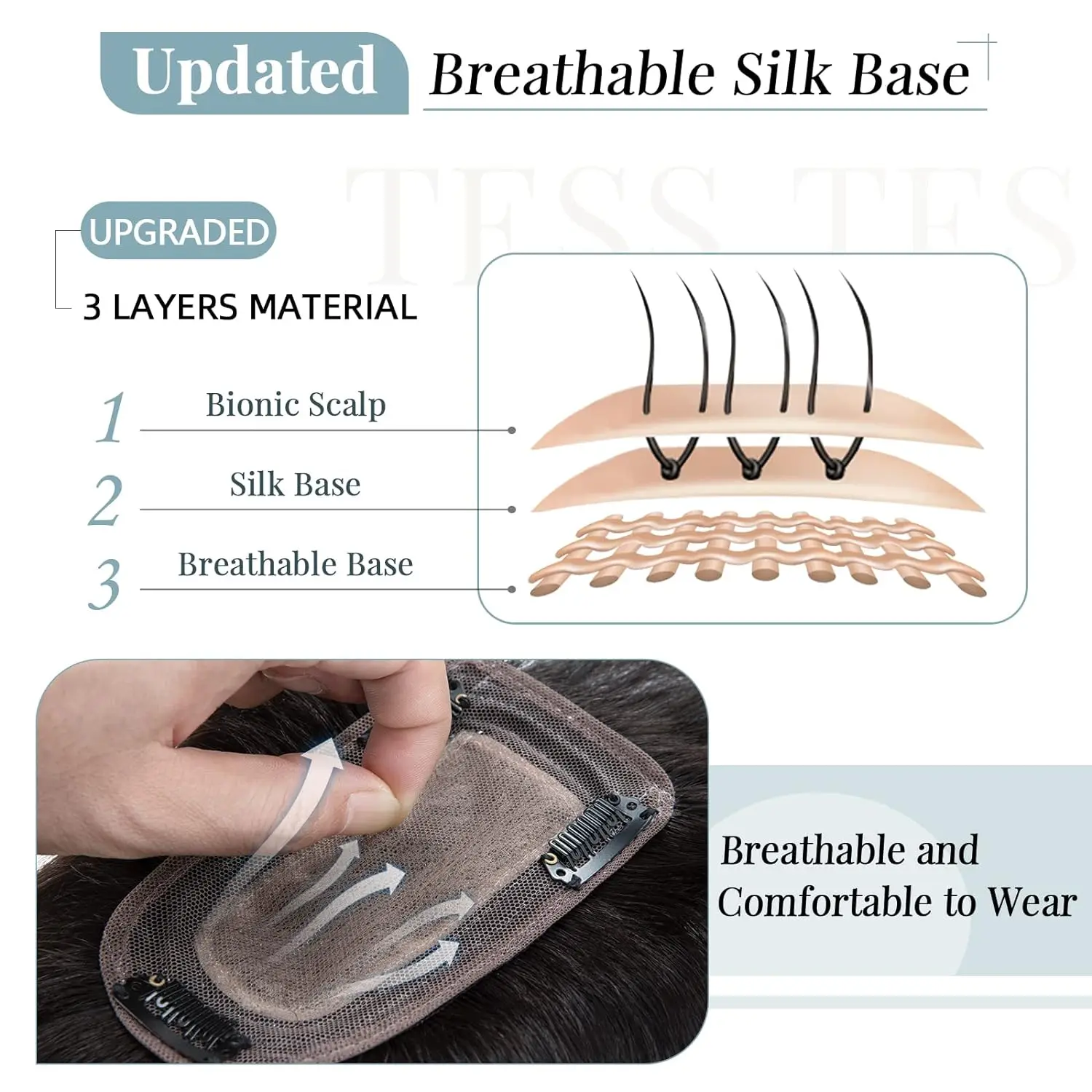 100% топперы из человеческих волос Remy для женщин прямые коричневые омбре