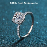 0 5 2ct sterling silver genuine moissanite ring for women vvs diamond engagement ring anniversary promise rings bridal jewelry