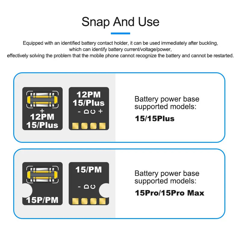 USB-кабель для тестирования тока электропитания IP 15/15Plus/15P/15PM