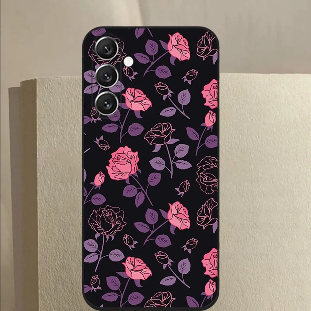Purple Brand A-ANNA S-SUI Phone Case For Samsung Galaxy A13 A21s A22 A31 A32 A52 A53 A71 A80 A91 Soft Black Cover