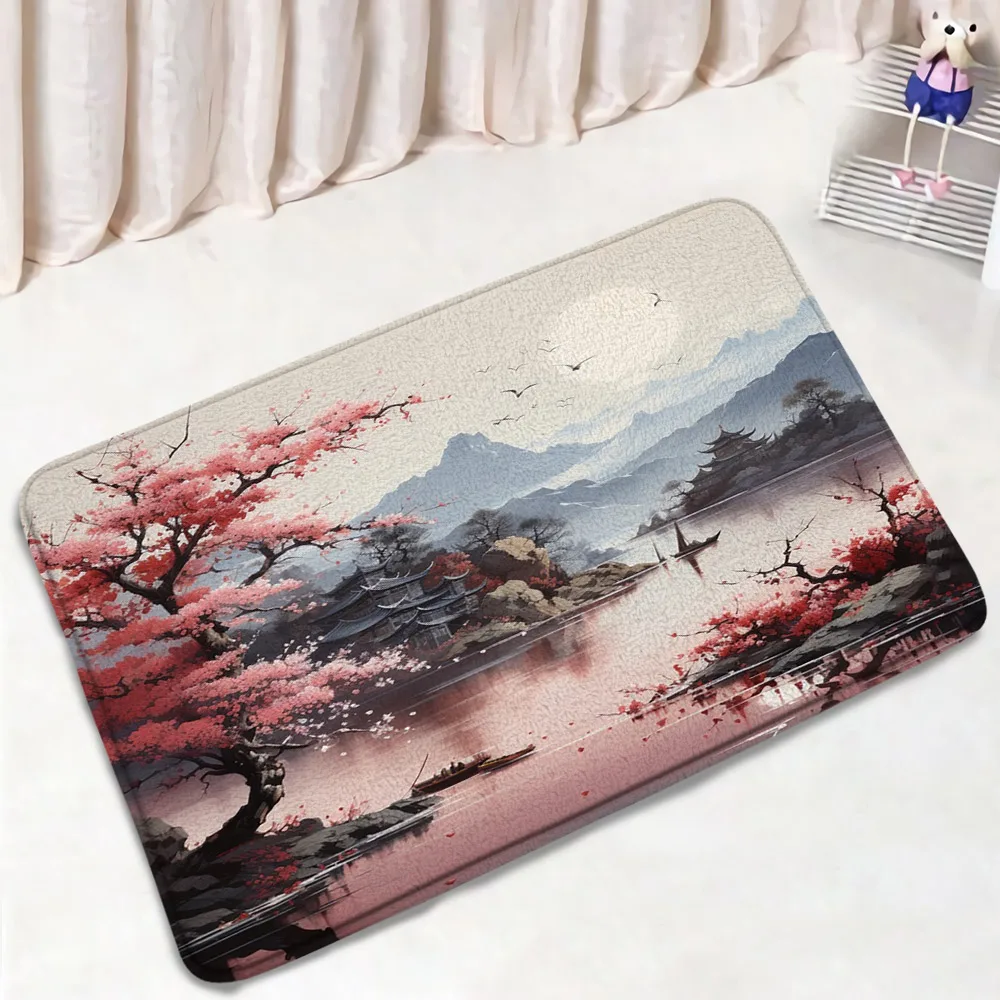 Коврики для ванной в японском стиле домашний ковер с рисунком кои рыбы осьминога